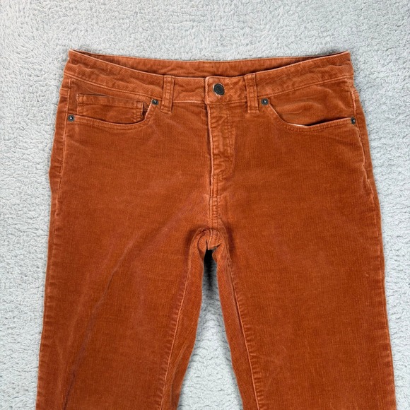 Patagonia Womens Organic Cotton Corduroy Pant Burnt Orange 28 Short Straight Leg - Picture 3 of 10